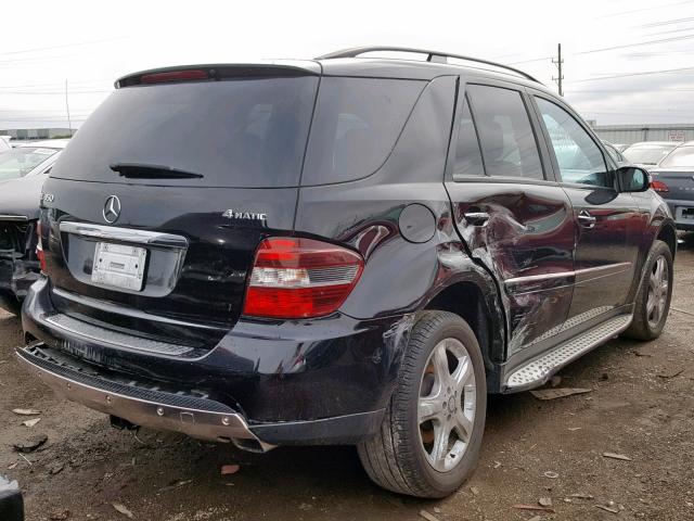 4JGBB86E98A386942 - 2008 MERCEDES-BENZ ML 350 BLACK photo 4