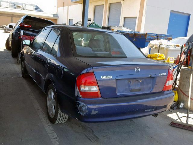 JM1BJ221XY0213590 - 2000 MAZDA PROTEGE ES BLACK photo 3