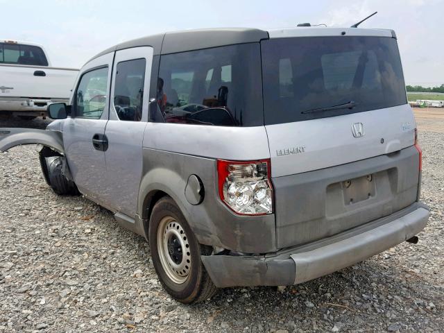 5J6YH17283L015903 - 2003 HONDA ELEMENT DX SILVER photo 3