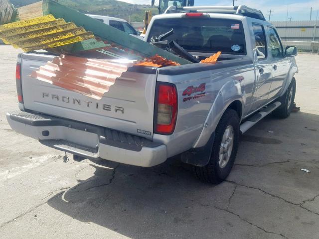 1N6ED29Y73C449884 - 2003 NISSAN FRONTIER C SILVER photo 4