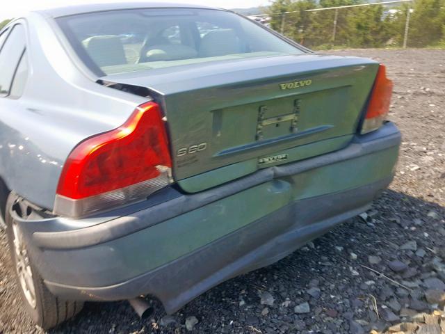 YV1RS61T642338892 - 2004 VOLVO S60 BLUE photo 9