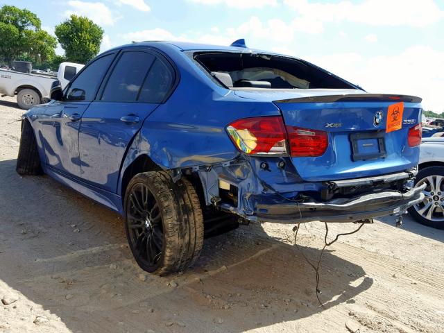 WBA3B9G55ENR91362 - 2014 BMW 335 XI BLUE photo 3