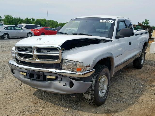 1B7GG22Y3WS687724 - 1998 DODGE DAKOTA WHITE photo 2