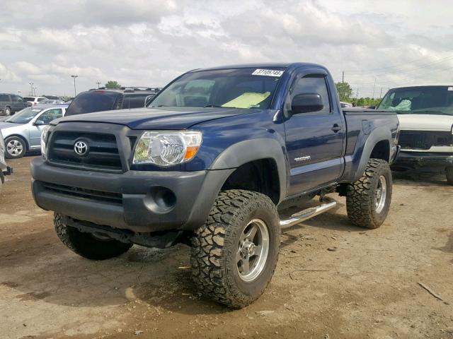 5TEPX42NX6Z315522 - 2006 TOYOTA TACOMA BLUE photo 2