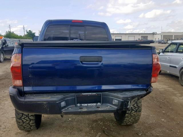 5TEPX42NX6Z315522 - 2006 TOYOTA TACOMA BLUE photo 6