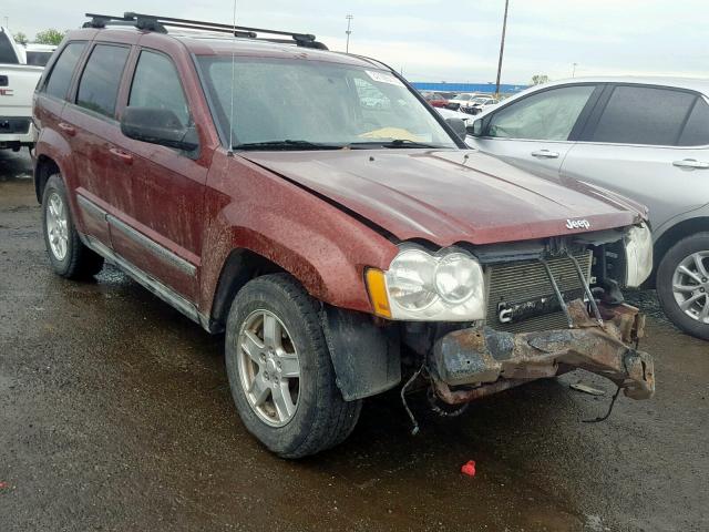 1J8GR48K57C603335 - 2007 JEEP GRAND CHER MAROON photo 1