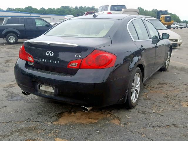 JNKCV61E79M011593 - 2009 INFINITI G37 BASE BLACK photo 4