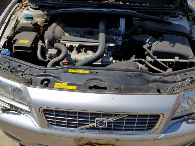 YV1TS59H141376326 - 2004 VOLVO S80 2.5T SILVER photo 7