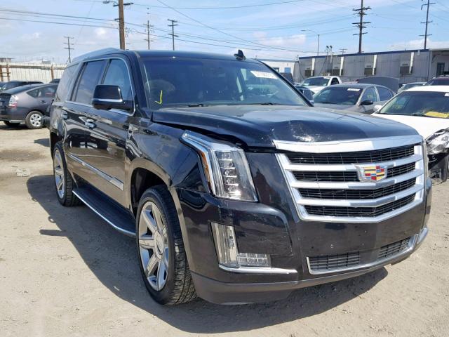 1GYS4BKJ5JR362329 - 2018 CADILLAC ESCALADE L BLACK photo 1