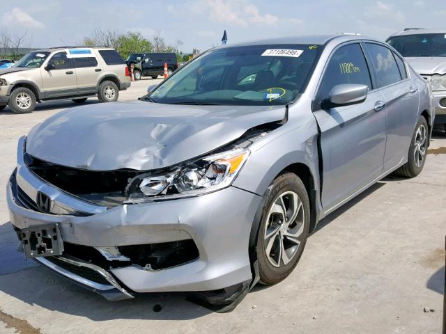 1HGCR2F31HA260446 - 2017 HONDA ACCORD LX GRAY photo 2