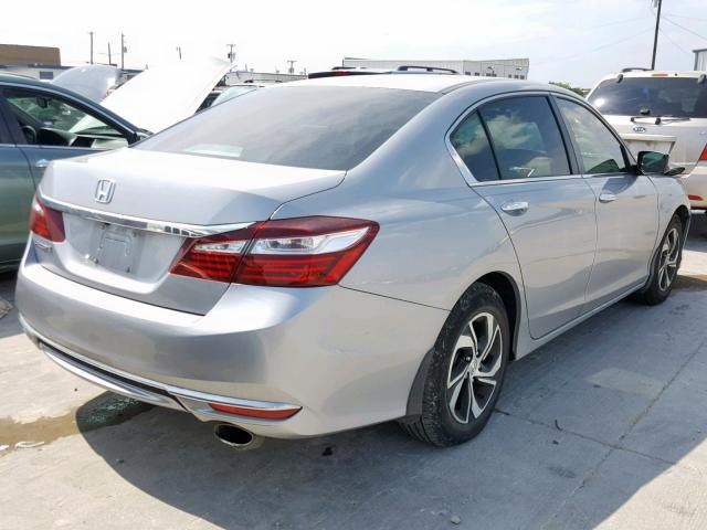 1HGCR2F31HA260446 - 2017 HONDA ACCORD LX GRAY photo 4