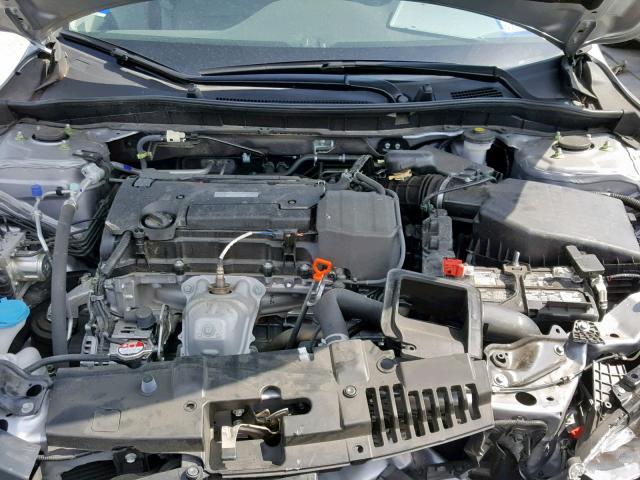 1HGCR2F31HA260446 - 2017 HONDA ACCORD LX GRAY photo 7