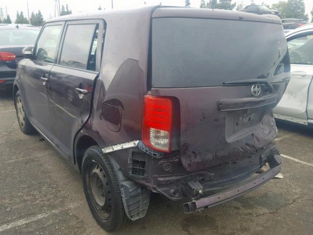JTLZE4FE6B1119918 - 2011 TOYOTA SCION XB 栗色 照片 3