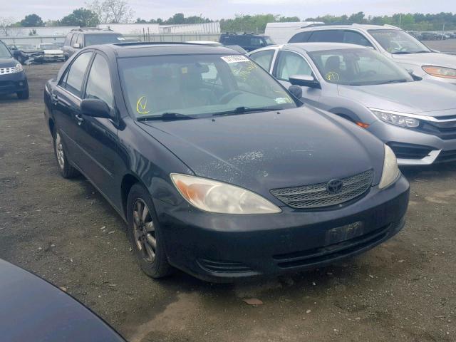 4T1BF30K52U007849 - 2002 TOYOTA CAMRY LE BLACK photo 1