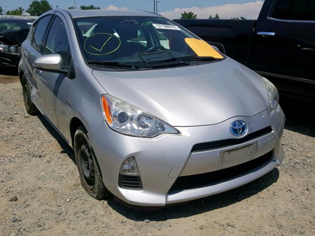 JTDKDTB36D1534903 - 2013 TOYOTA PRIUS C GRAY photo 1