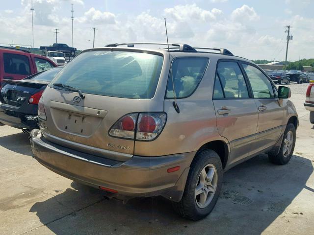 JTJHF10U310206597 - 2001 LEXUS RX 300 BEIGE photo 4