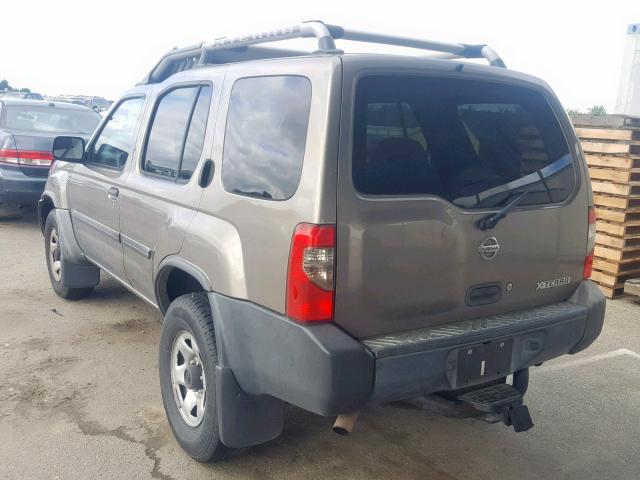 5N1ED28T54C611713 - 2004 NISSAN XTERRA XE GOLD photo 3