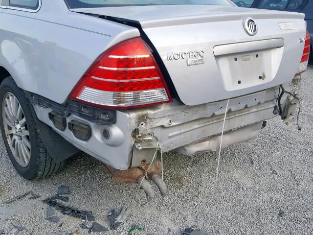1MEFM43155G606904 - 2005 MERCURY MONTEGO PR ვერცხლისფერი ფოტო 9