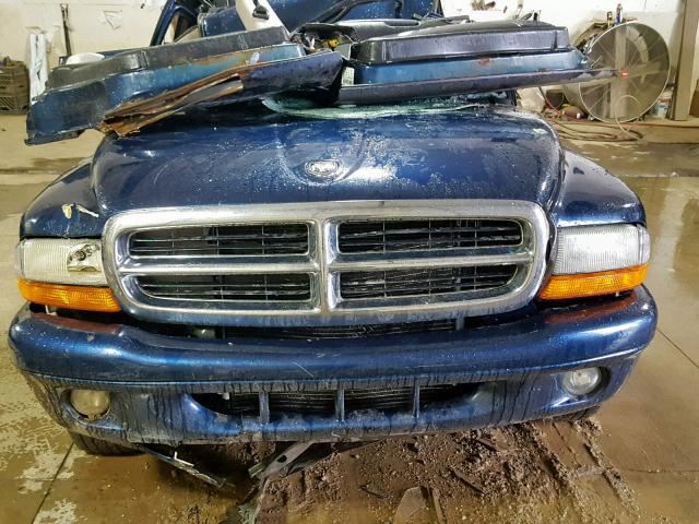 1D4HS48N53F504343 - 2003 DODGE DURANGO SL BLUE photo 7