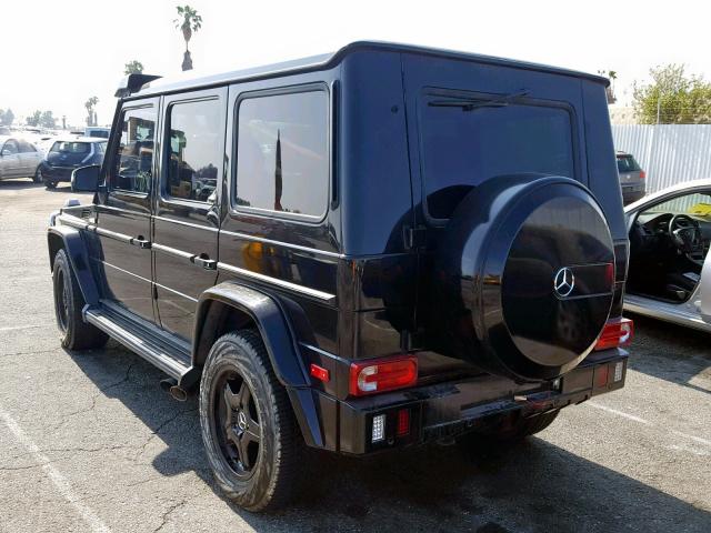 WDCYR49E12X131165 - 2002 MERCEDES-BENZ G 500 BLACK photo 3