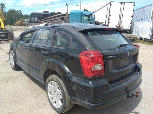 1B3HB48B48D657190 - 2008 DODGE CALIBER SX BLACK photo 3