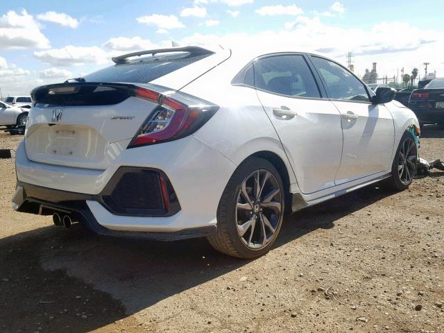 SHHFK7H47JU208446 - 2018 HONDA CIVIC SPOR WHITE photo 4