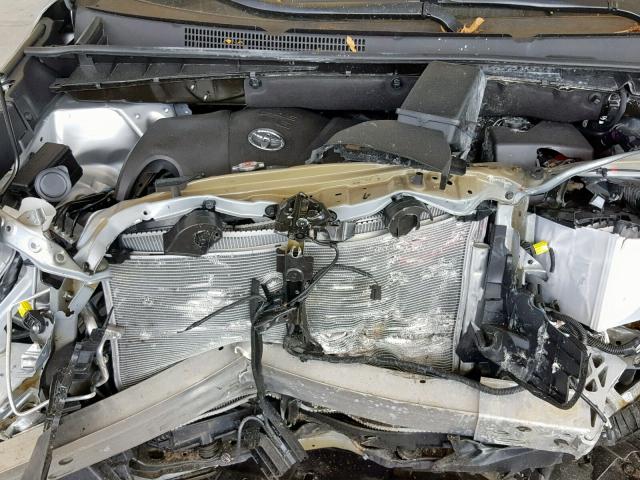 5TDKZRFH3KS561485 - 2019 TOYOTA HIGHLANDER SILVER photo 7