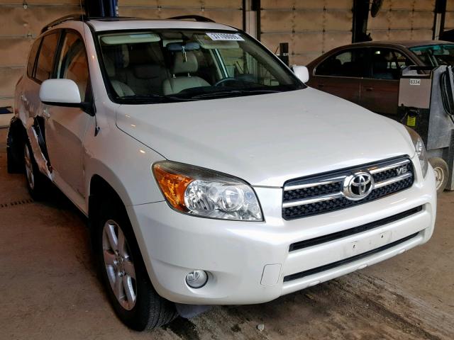 JTMBK31V175038395 - 2007 TOYOTA RAV4 LIMIT WHITE photo 1