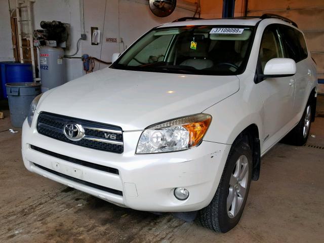 JTMBK31V175038395 - 2007 TOYOTA RAV4 LIMIT WHITE photo 2