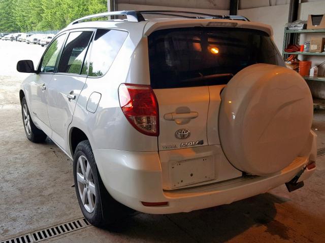 JTMBK31V175038395 - 2007 TOYOTA RAV4 LIMIT WHITE photo 3