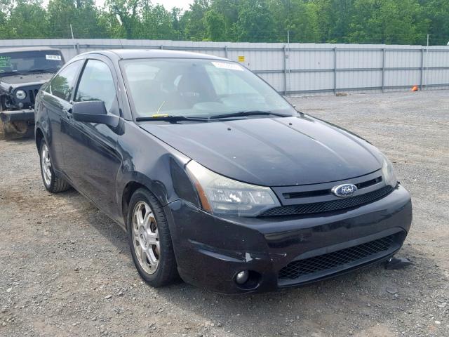 1FAHP32NX9W165465 - 2009 FORD FOCUS SE BLACK photo 1