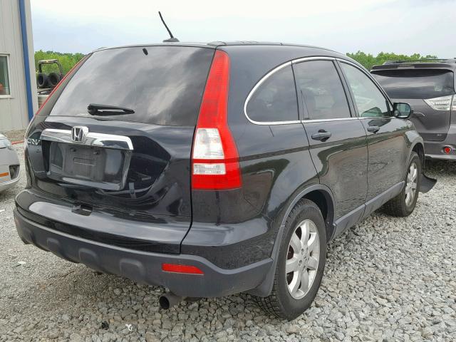 JHLRE48717C077926 - 2007 HONDA CR-V EXL BLACK photo 4