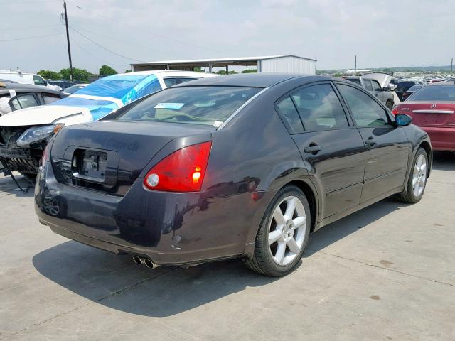 1N4BA41E75C864613 - 2005 NISSAN MAXIMA SE BLACK photo 4