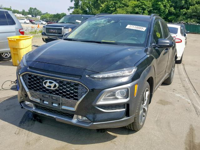 KM8K3CA53JU133529 - 2018 HYUNDAI KONA LIMIT BLACK photo 2