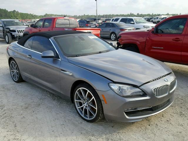 WBALZ3C55CDL73153 - 2012 BMW 650 I GRAY photo 1