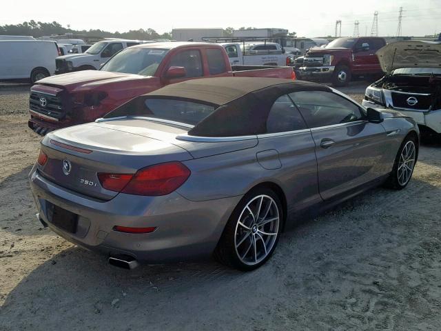 WBALZ3C55CDL73153 - 2012 BMW 650 I GRAY photo 4