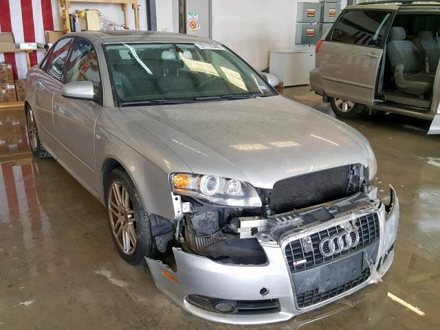 WAUEF78E08A061607 - 2008 AUDI A4 S-LINE SILVER photo 1