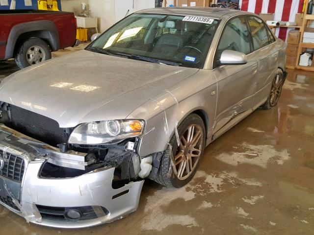 WAUEF78E08A061607 - 2008 AUDI A4 S-LINE SILVER photo 9