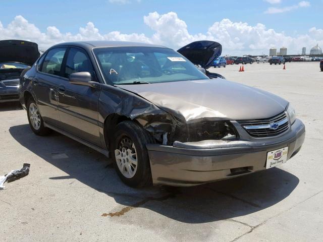 2G1WF52E339385166 - 2003 CHEVROLET IMPALA TAN photo 1