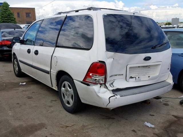 2FMZA51604BA62485 - 2004 FORD FREESTAR S WHITE photo 3