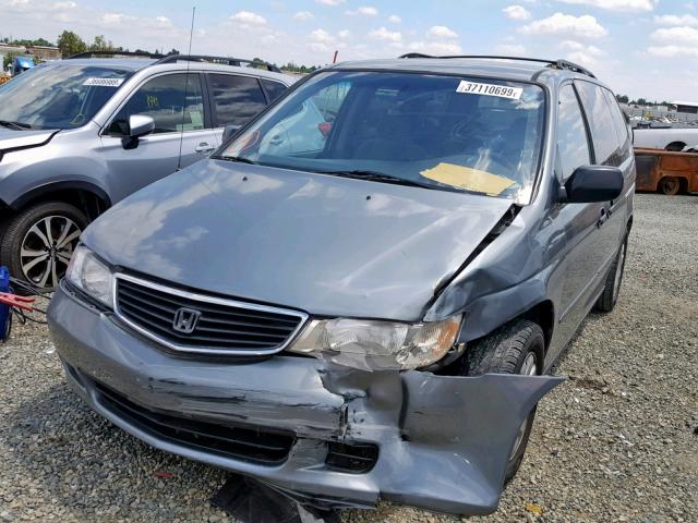 2HKRL18521H521729 - 2001 HONDA ODYSSEY LX GREEN photo 2