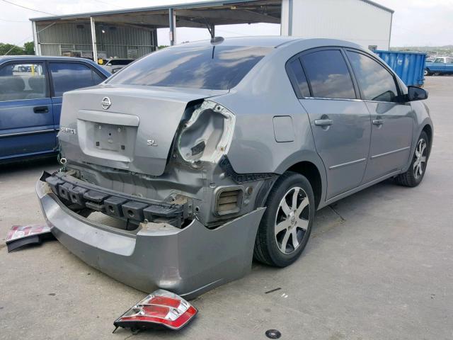 3N1AB61E98L625591 - 2008 NISSAN SENTRA 2.0 GRAY photo 4