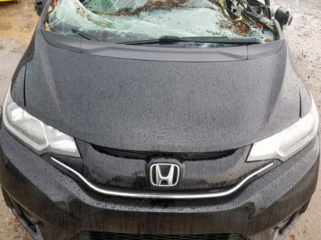 3HGGK5H86FM715355 - 2015 HONDA FIT EX BLACK photo 7