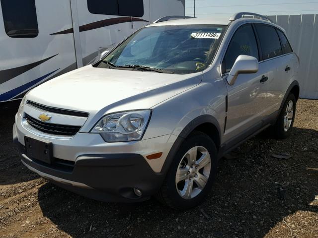 3GNAL2EK2ES670707 - 2014 CHEVROLET CAPTIVA LS SILVER photo 2