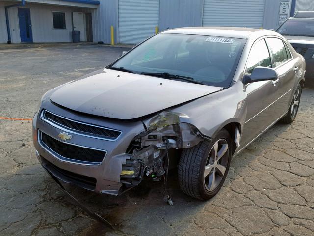 1G1ZC5E0XCF170915 - 2012 CHEVROLET MALIBU 1LT BROWN photo 2