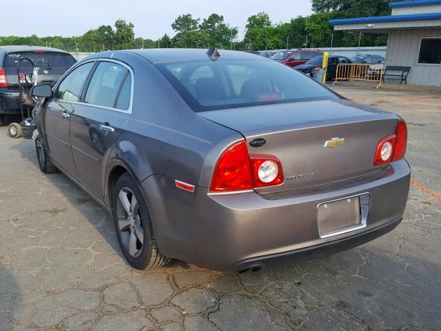 1G1ZC5E0XCF170915 - 2012 CHEVROLET MALIBU 1LT BROWN photo 3