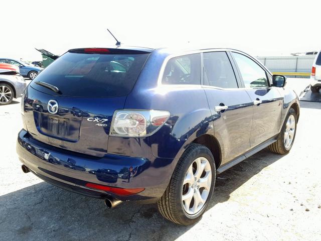 JM3ER4W35A0349104 - 2010 MAZDA CX-7 BLUE photo 4