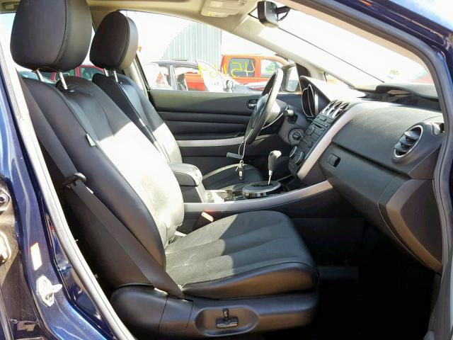 JM3ER4W35A0349104 - 2010 MAZDA CX-7 BLUE photo 5