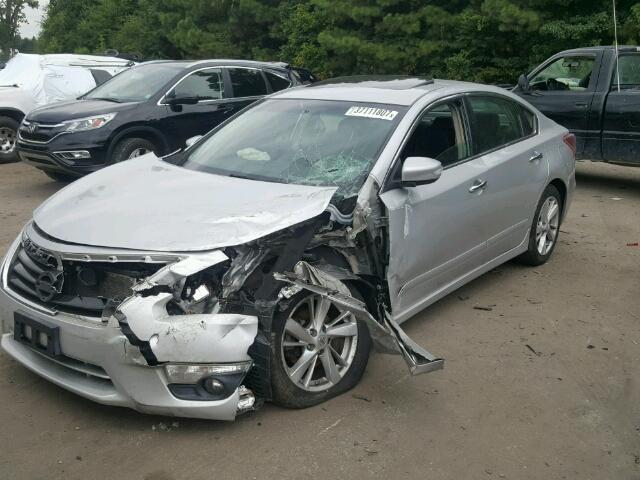 1N4AL3AP8DC901314 - 2013 NISSAN ALTIMA SILVER photo 2