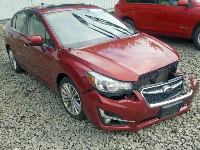 JF1GJAK63GH015175 - 2016 SUBARU IMPREZA LI BURGUNDY photo 1